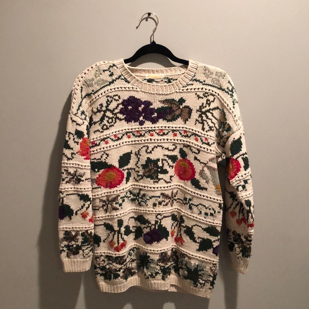 Fruit knit sweater